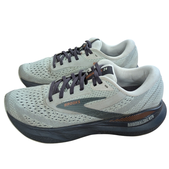Brooks Shoes - Brooks Adrenaline GTS 24 Running Shoes Sneakers Gray Size 8